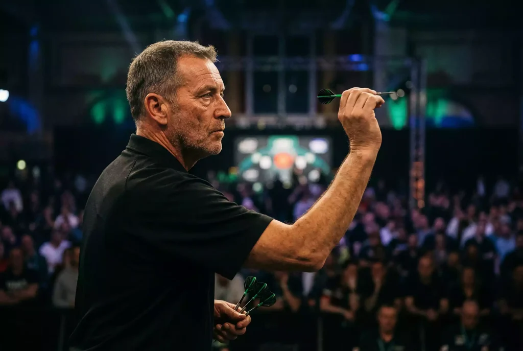 9-Darter Wetten Darts WM – neun Darts in perfekter Anordnung auf der Scheibe